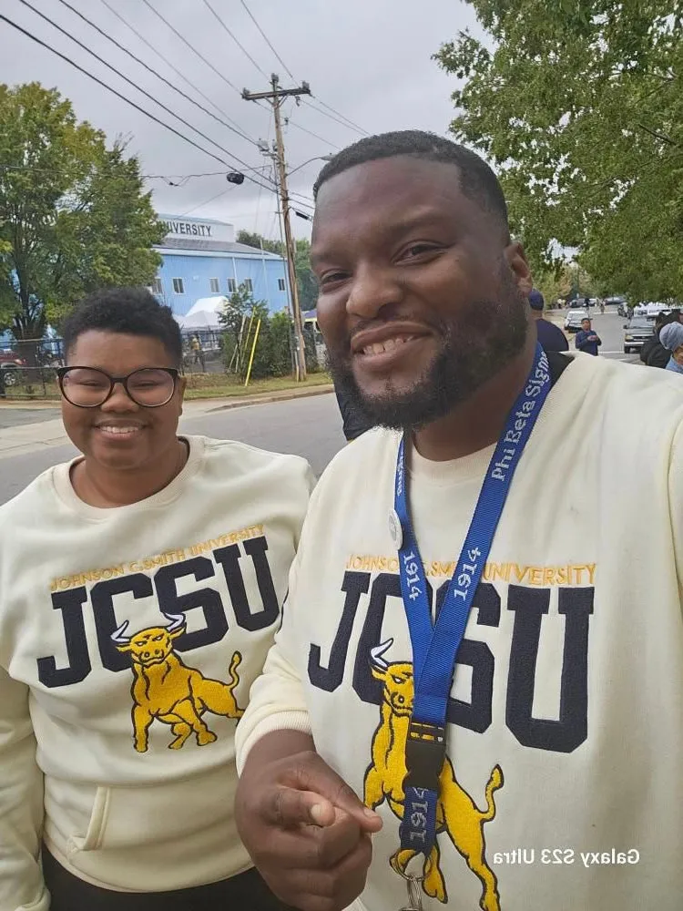 Johnson C Smith | JCSU Cream Chenille   |  Unisex Sweatshirt