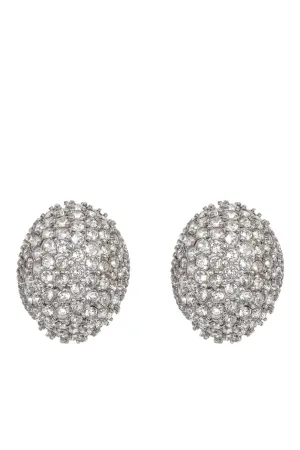 Tinsel Crystal Stud Earrings
